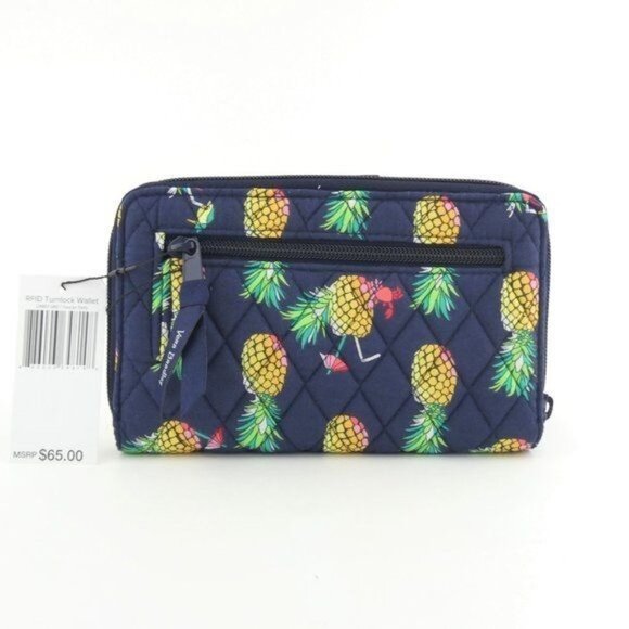 Vera Bradley Toucan Party RFID Turnlock Wallet NWT - Picture 2 of 3